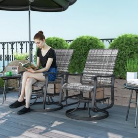 Swivel Patio Glider Chair Set of 2