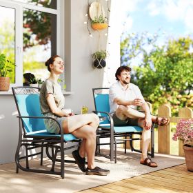 Outdoor Glider Chairs with Coffee Table