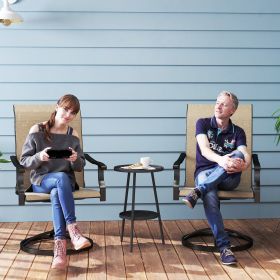 Patio Swivel Chairs Set of 2