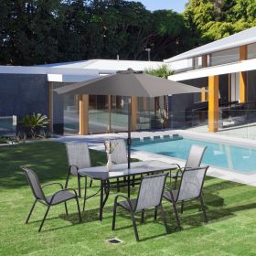 8 Pieces Patio Furniture Set with Patio Umbrella