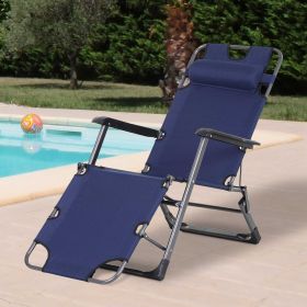 Folding Chaise Lounge Chair for Outside