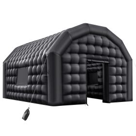 VEVOR Inflatable Nightclub, 19.7 x 16.4 x 12 ft Inflatable Party Tent with 680W Blower & Sandbag, Ventilated Blow up Night Club with 2 Windows