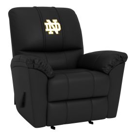 Freedom Rocker Recliner with Notre Dame Secondary Logo