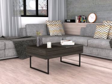 Toronto Lift Top Coffee Table, One Drawer, Two Legs