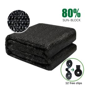10 ft. x 16 ft. Shade Cloth 80% Sunblock, Protect Your Plant for Greenhouse, Patio Sun Shades and Privacy Screen Fence