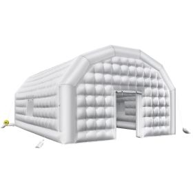 VEVOR Inflatable Nightclub, 26.2 x 19.7 x 13.1 ft Inflatable Party Tent with 1100W Blower & Sandbag, Blow up Night Club with 2 Windows