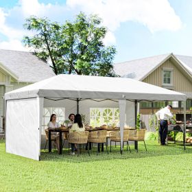 10' x 20' Pop Up Canopy Tent with 4 Sidewalls