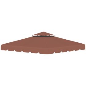 Model 84C-051 or 84C-269 10' x 10' Gazebo Replacement Canopy, Coffee (Option: Coffee-500x290x80 mm)