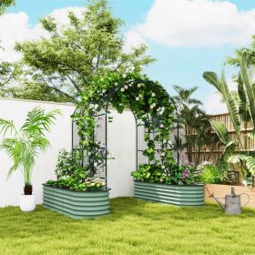 Garden Bed、 Galvanized Planter (Option: 57623739)
