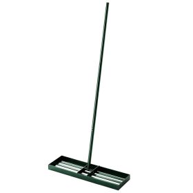Lawn Leveling Rake, 36" x 10" Heavy Duty Yard Leveling Rake with 66.5" Handle for Backyard, Golf Course (Option: Green-1040x335x90 mm)