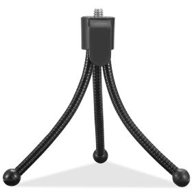 Tripod Stand For Camera Mini Projector Flexible Tripod Holder Heavy Duty Camera Tabletop Mount With Anti-slip Feet For Photograph Recording (Option: Black)