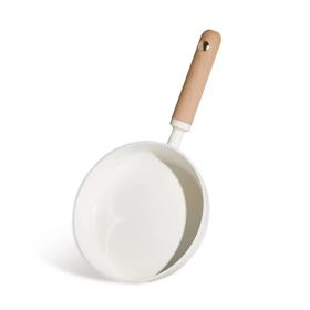 Ceramic Nonstick Fry Pan Cream (Option: 8inch)