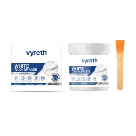 Vyreth White Touch-Up Paste, 100G+1, Festival Supplies for Holiday Party (Option: Default)