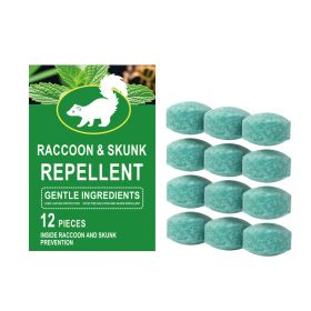 Raccoon and Skunk Repellent Pellets, 24g*12pcs, Festival Supplies for Holiday Party (Option: Default)