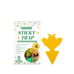 MOONSPRY Sticky Fly Traps, 8pcs, Prevent Insects and Repel Mosquitoes for Daily Use (Option: Default)