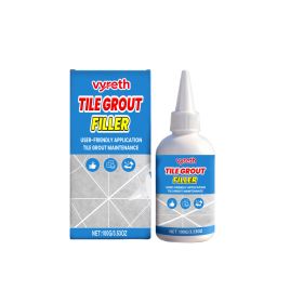 Vyreth Tile Grout Filler, 100G, Tile Filling, Festival Supplies for Holiday Party (Option: Default)