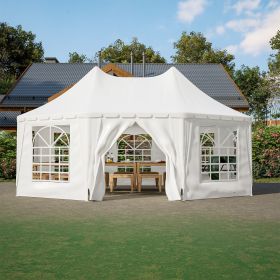 Outdoor Party Tent Heavy-Duty Wedding Canopy Gazebo w/ Storage Bags (size: 20 x 15 ft.)