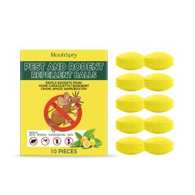 MOONSPRY Pest and Rodent Repellent Balls, 10pc, Insect Repellent Ball for Daily Use (Option: Default)