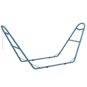 Hammock Stand, Portable Adjustable Steel Frame Hammock Stand, Weather Resistant, 10.3', 550 lbs. Capacity, Blue (Option: Blue-1200x520x90 mm)