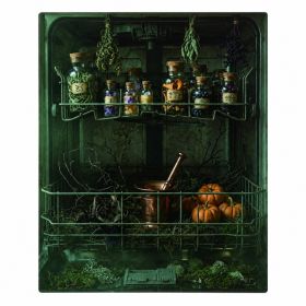Halloween Witch Potions Cabinet Dishwasher Decoration Magnetic Tape, Festival Supplies for Holiday Party (Option: Default)